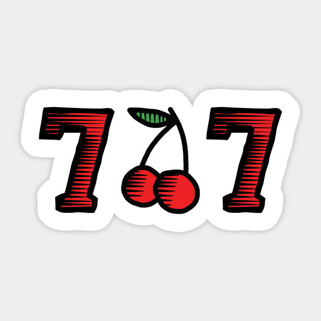 Lucky Sevens Sticker by PsychicCat